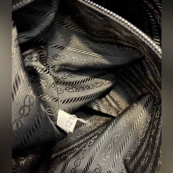 Prada Black Large Tote Shoulder Bag 14x11 - Picture 6 of 12